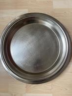 Lifestyle - zilveren schaal / dienblad / kaarsenbord (47cm), Huis en Inrichting, Woonaccessoires | Dienbladen, Ophalen of Verzenden