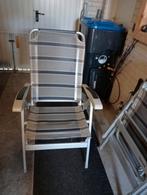 Aluminium verstelbaar tuinstoelen, Caravans en Kamperen, Kampeermeubelen, Ophalen, Zo goed als nieuw, Campingstoel