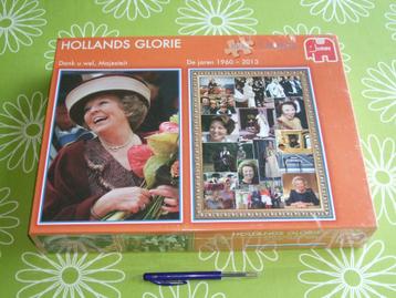 Nieuw in seal: Koninklijk huis 2 puzzels van 1000 st beschikbaar voor biedingen