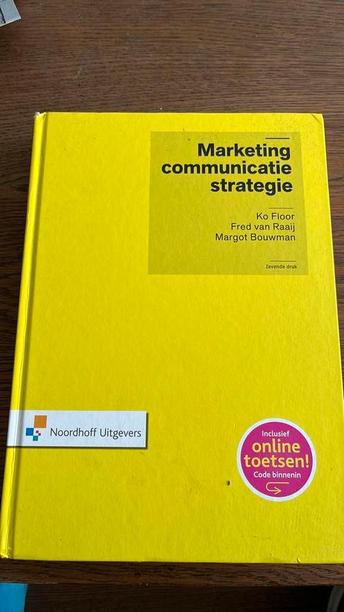 J.M.G. Floor - Marketingcommunicatiestrategie, Boeken, Economie, Management en Marketing, Zo goed als nieuw, Ophalen of Verzenden