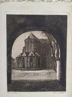 Ets van Kampen door Johan Meijer, Antiek en Kunst, Ophalen of Verzenden