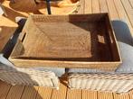 Mooie grote rieten lektuurmand, Huis en Inrichting, Woonaccessoires | Schalen en Manden, Ophalen, Gebruikt, Riet