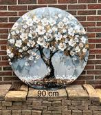 Muur / wand cirkel 90 cm boom goud. Nieuw, Ophalen, Nieuw