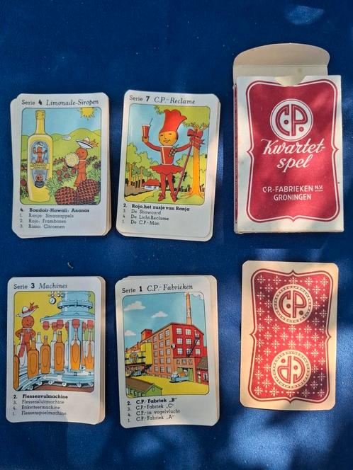 CP kwartet C. POLAK KWARTETSPEL 1952, Verzamelen, Speelkaarten, Jokers en Kwartetten, Zo goed als nieuw, Kwartet(ten), Ophalen of Verzenden