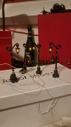 4 x lantaarn Lemax,3 volt (Z260-196), Ophalen of Verzenden, Zo goed als nieuw