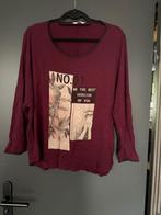 Donker auberginekleurig shirt maat XXL van Miss Etam, Paars, Maat 46/48 (XL) of groter, Ophalen of Verzenden, Miss Etam