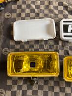 Oldtimer 2 Hella gele verstralers type comet 550 met covers, Ophalen of Verzenden, Gebruikt