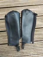 Leren korte chaps van goede kwaliteit., Dieren en Toebehoren, Paardrijkleding, Ophalen of Verzenden, Zo goed als nieuw, Schoeisel