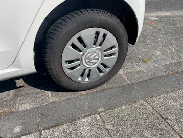 VW UP 14” stalen (sier)velgen met 5-6 MM  165-70-14 + TMPS beschikbaar voor biedingen