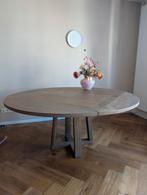 Eiken Eetkamertafel 4 tot 8 persoons, Huis en Inrichting, Ophalen, 200 cm of meer, 50 tot 100 cm, Zo goed als nieuw