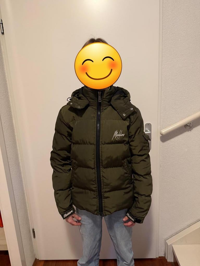 Malelions Junior Winterjas Maat 152, Ophalen, Malelions, Zo goed als nieuw, Jongen