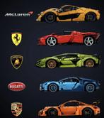 LEGO Technic Supercar Complete Set  | 5x 1:8 – in omdoos, Ophalen of Verzenden, Nieuw, Complete set, Lego