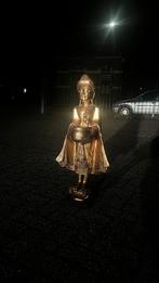 Goudkleurig Houten Boeddhabeeld  ca 1 meter hoog, Antiek en Kunst, Kunst | Beelden en Houtsnijwerken, Ophalen