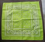 Groente bandana/green bandana, Ophalen of Verzenden, Zo goed als nieuw