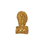 WWII Dutch Pre-1940 Officers Shoulder Board, Ophalen of Verzenden, Landmacht, Nederland, Embleem of Badge