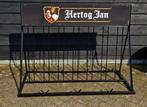 Hertog Jan Bier fietsenrek met reclame, Verzamelen, Biermerken, Ophalen of Verzenden, Nieuw, Reclamebord, Plaat of Schild, Hertog Jan
