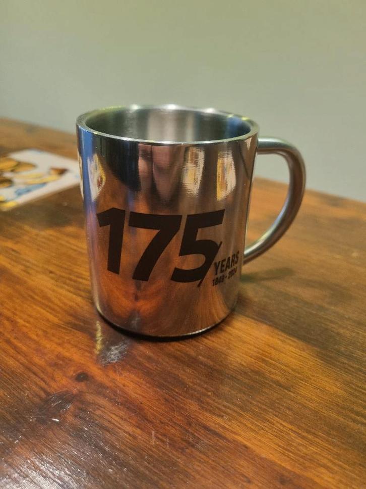 RVS Mok, Huis en Inrichting, Keuken | Servies, Nieuw, Kop(pen) en/of Schotel(s), Overige stijlen, Overige materialen, Ophalen of Verzenden