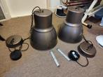 Twee IKEA Hektar lampen diameter 38 cm, Ophalen, Zo goed als nieuw, Metaal, 50 tot 75 cm