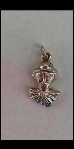 Zilveren bedel kettinghanger clown voor bedelarmband ketting, Overige merken, Ophalen of Verzenden, Zo goed als nieuw, 4 bedels of meer
