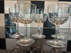 Antieke wijnglazen van Val Saint Lambert., Antiek en Kunst, Antiek | Glas en Kristal, Ophalen of Verzenden