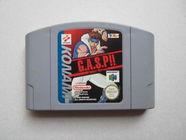 GASP g.a.s.p. N64 Nintendo 64, Spelcomputers en Games, Games | Nintendo 64, Zo goed als nieuw, Vechten, 1 speler, Vanaf 3 jaar
