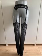 Zwarte open jarretel, Kleding | Dames, Leggings, Maillots en Panty's, Verzenden, Nieuw, Zwart, Panty