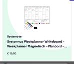 Magnetisch planbord incl magneten, Verzenden, Zo goed als nieuw