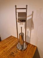 Nette wc borstel/papier houder, Huis en Inrichting, Badkamer | Badtextiel en Accessoires, Ophalen, Zo goed als nieuw, Wit