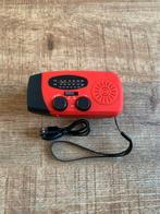 Noodradio solar opwindbaar, sos alarm, zaklamp, Ophalen of Verzenden, Nieuw, Radio