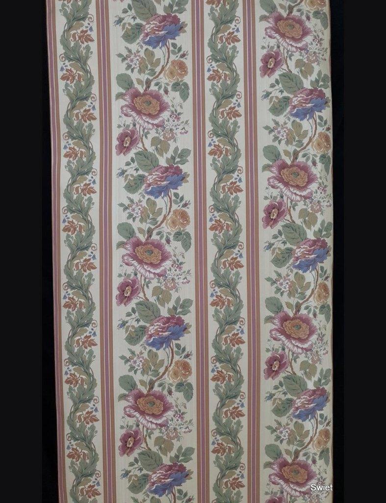 14000 behang engels bloemen boeketten landelijk retro swiet, Ophalen of Verzenden, 50 tot 75 m²