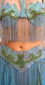 professionele buikdanskostuums glitter strass pailletten SML, Ophalen of Verzenden, Nieuw, Bovenkleding