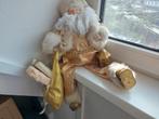 Kerstman pop goud creme, Ophalen of Verzenden, Gebruikt