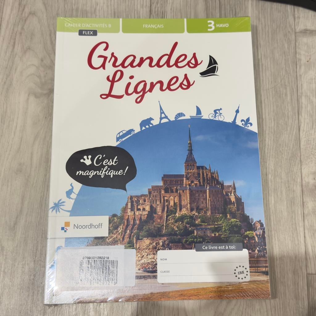 Grandes Lignes 6e ed havo 3 FLEX cahiers d'activités, Ophalen of Verzenden, Zo goed als nieuw