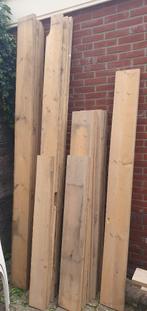 GRATIS Steigerhout, Doe-het-zelf en Verbouw, Hout en Planken, Ophalen, Gebruikt, 25 tot 50 mm, 200 tot 250 cm