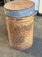 Grote Oude Beschuit Ton nostalgie retro verzamelaar, Ophalen of Verzenden