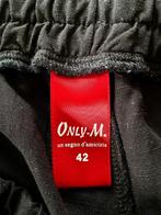 i303 Only-M maat 42=L linnen broek pantalon zwart, Zwart, Maat 42/44 (L), Ophalen of Verzenden, Zo goed als nieuw