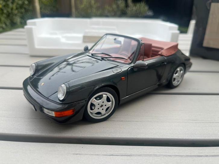 Porsche 991 (964) Carrera 2 Cabriolet | Norev Limited 200 st, Hobby en Vrije tijd, Modelauto's | 1:18, Zo goed als nieuw, Auto