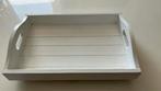 Dienblad voor bankleuning, Huis en Inrichting, Woonaccessoires | Dienbladen, Ophalen, Zo goed als nieuw, Rechthoekig, Hout