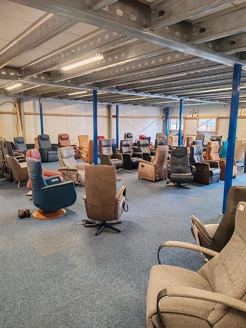 Kooij sta op stoelen en relax fauteuils direct leverbaar*, Huis en Inrichting, Fauteuils, Zo goed als nieuw, Kunststof, Leer, Metaal
