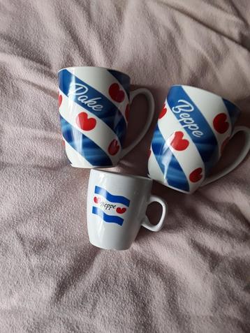 3 bekers   nieuw 