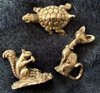 Tinnen letterbak figuurtjes eekhoorn, kat , schilpad, Antiek en Kunst, Antiek | Tin, Ophalen of Verzenden