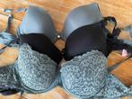 3 BHs maat 80C, Hunkemöller, Ophalen of Verzenden, Zwart, BH