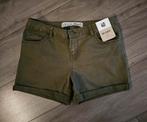 Nieuw van Denim Co prachtige kaki korte broek mt 40, Kleding | Dames, Ophalen of Verzenden, Nieuw, Maat 38/40 (M), Groen