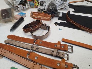 Hondenriemen Handmade top Quality Leder uit eigen Atelier  beschikbaar voor biedingen
