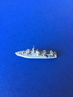 METALEN WATERLIJN SCHEEPSMODEL 1:1250 HMS BRECON, Verzamelen, Ophalen of Verzenden, Zo goed als nieuw, Motorboot, Schaalmodel