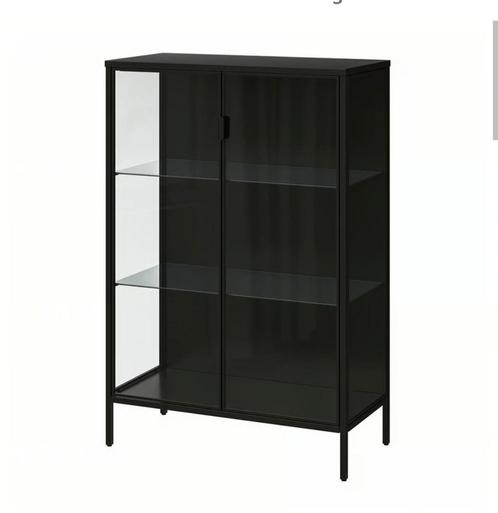 IKEA RUDSTA vitrinekasten, 2 stuks met groeilampen, Huis en Inrichting, Kasten | Vitrinekasten, Zo goed als nieuw, 100 tot 150 cm