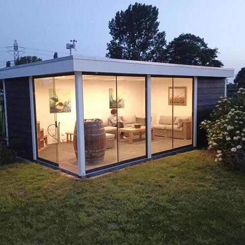 Tuinhuis, tuinkamer, tuinkantoor, mancave, Tuin en Terras, Tuinhuizen, Gebruikt, Tuinhuis, Hout, 500 cm of meer, 200 tot 400 cm