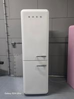 Smeg koelkast creme, Witgoed en Apparatuur, Koelkasten en IJskasten, 200 liter of meer, Met aparte vriezer, Zo goed als nieuw