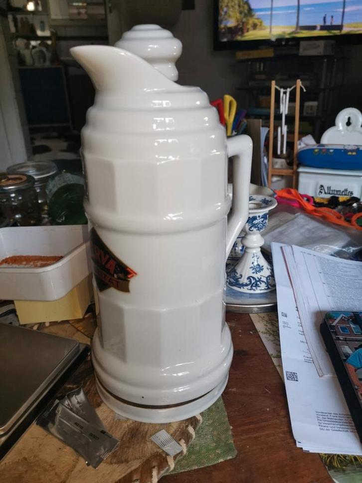Thermoskan porselijn in top conditie ddr, Antiek en Kunst, Antiek | Overige Antiek, Verzenden