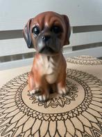 Vintage porselein beeld boxer, Ophalen of Verzenden, Zo goed als nieuw, Dier